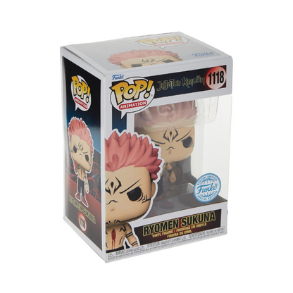 Funko Pop! Animation Jujutsu Kaisen Sukuna w/Heart Vinyl Figure (Styles May Vary)