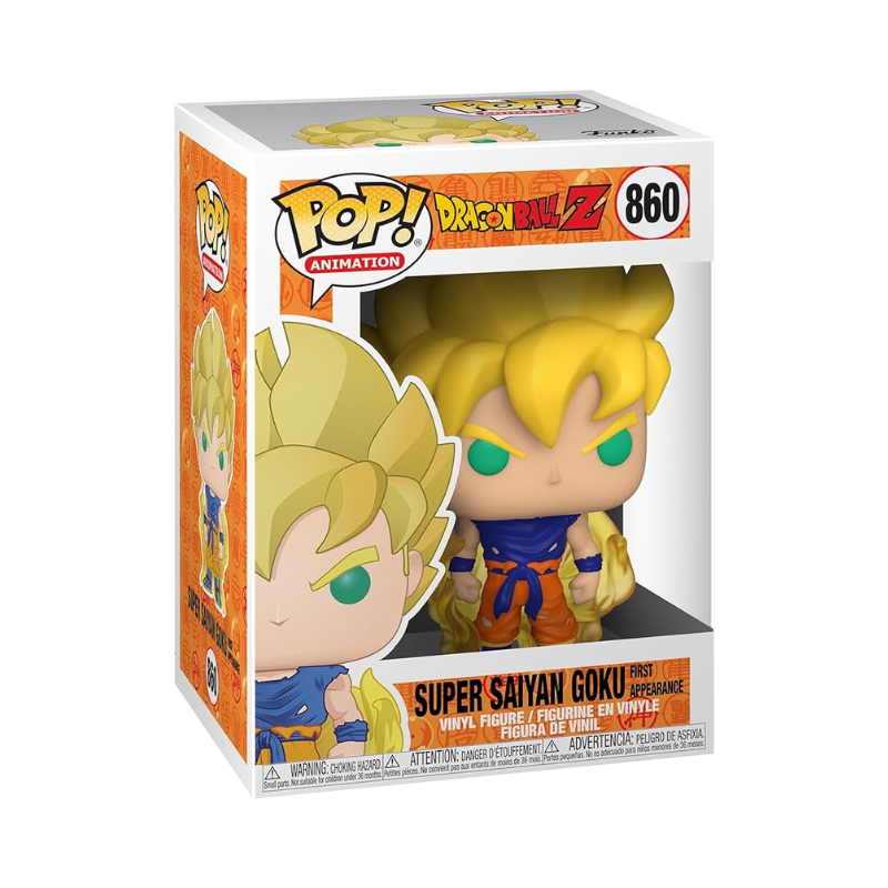 Funko Pop! Animation Dragon Ball Z Super Saiyan Goku (First Appearance) Vinyl Figure