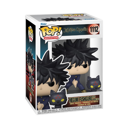 Funko Pop! Animation Jujutsu Kaisen Megumi Fushiguro with Divine Dog Vinyl Figure