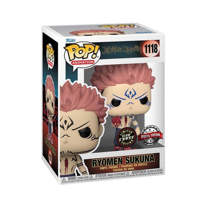 Funko Pop! Animation Jujutsu Kaisen Sukuna w/Heart Vinyl Figure (Styles May Vary)