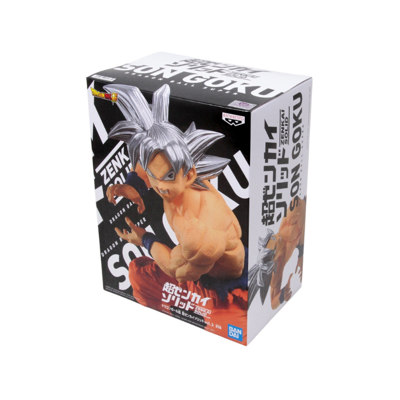 Banpresto Dragon Ball Super Zenkai Solid Vol.3 Son Goku Ultra Instinct Figure