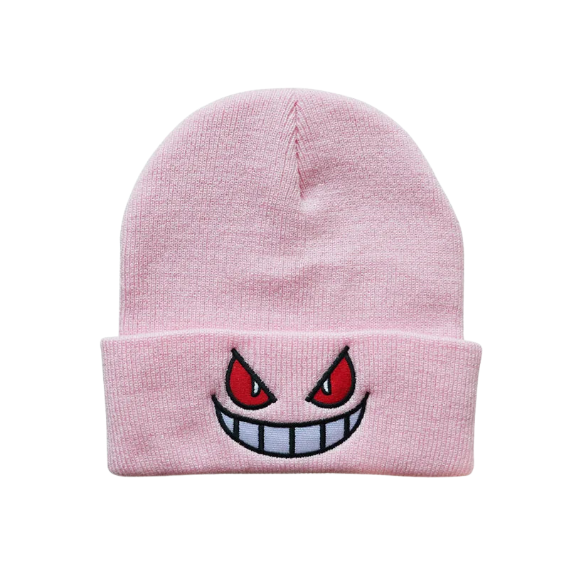 Gengar Embroidered and Knitted Beanies